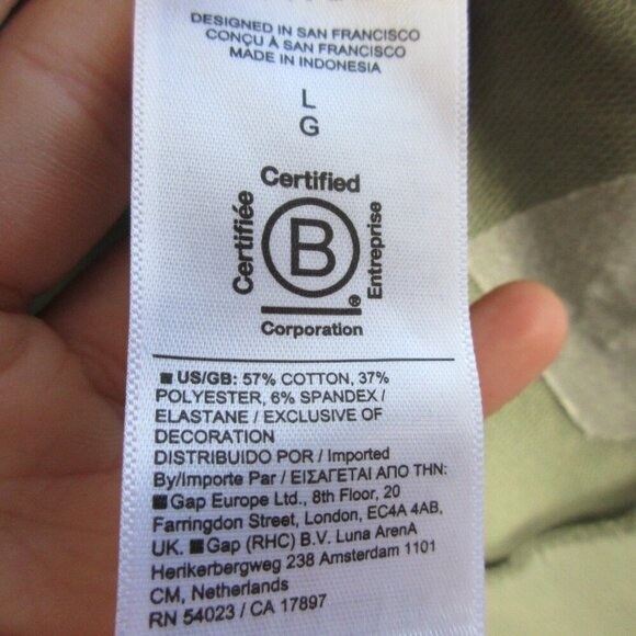 Athleta Retroterry Women's V-Neck Sweater Vest L Green Cotton Blend Athletic 328 - Picture 4 of 11